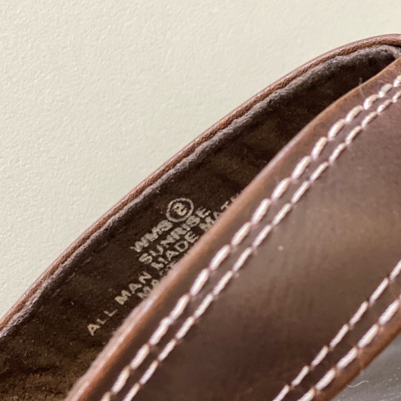 Brown Rubber Sponge Cushion Comfort Sandals - Picture 3 of 6